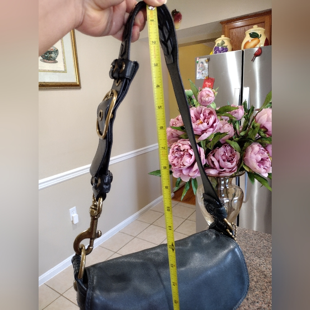 Coach Blue Legacy Tattersall Bleeker Large Flawp - Picture 14 of 17